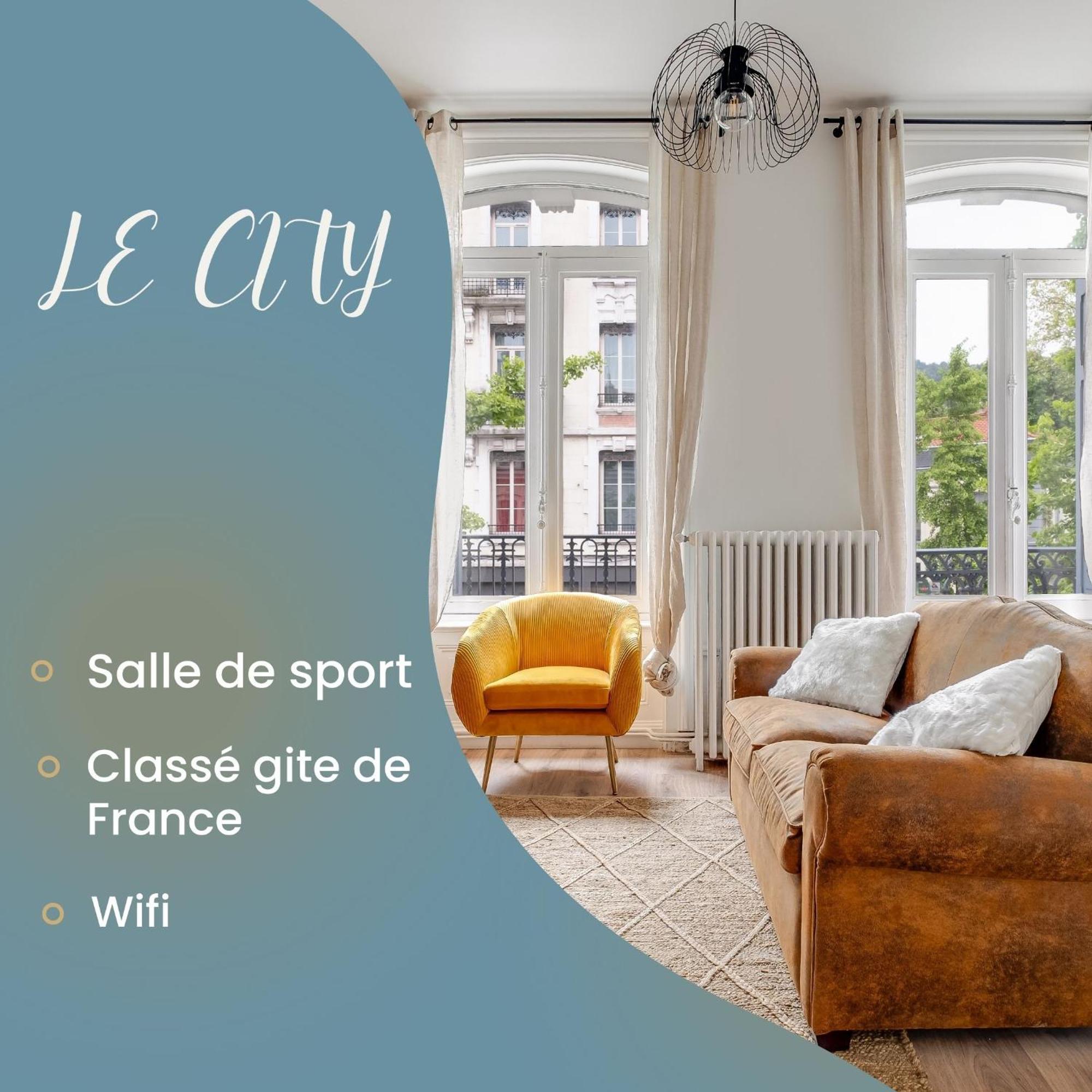 Grand Appartement «  City » Spacieux Et Moderne Сент Етиен Екстериор снимка